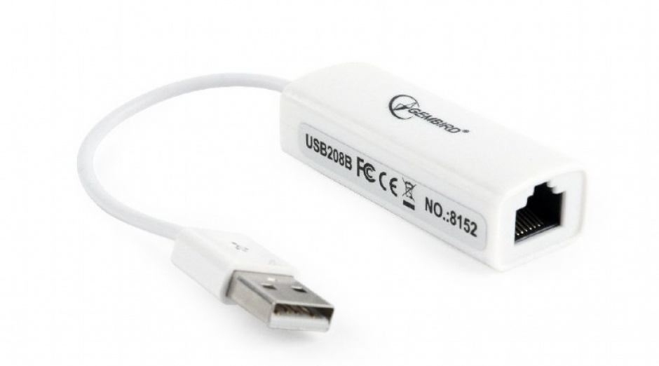 Imagine Adaptor USB 2.0 la RJ 45 10/100Mbps, Gembird NIC-U2-02